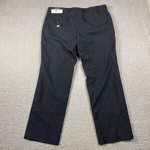 Lauren Ralph Lauren Flat Front Pants Men's 36x29 Navy Wool Polyester Blend New